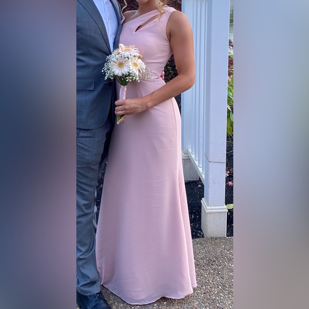 Hayley Paige Occasions Blush Dress